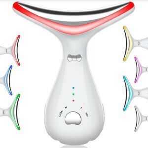 Facial Massager for Face & Neck - Sculpting Tool with 7 Color LED NEW